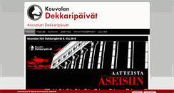Desktop Screenshot of dekkaripaivat.fi