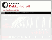 Tablet Screenshot of dekkaripaivat.fi